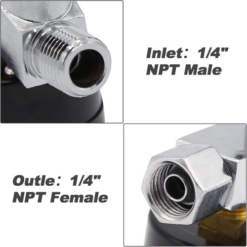 منظم ضغط الهواء بي تي جرين 1/4 انش ان بي تي منظم ضاغط الهواء لمسدسات رش الطلاء والضواغط وادوات الهواء وما الى ذلك. in Kuwait