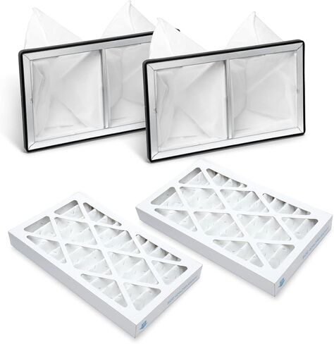 POWERTEC Inner & Outer Filters for WEN 3410/ POWERTEC AF4000, AF4001 Air Filtration Systems Woodworking, Replacement for WEN 90243-027-2, 90243-026-2 Woodworking Air Filters (75065) in Saudi Arabia