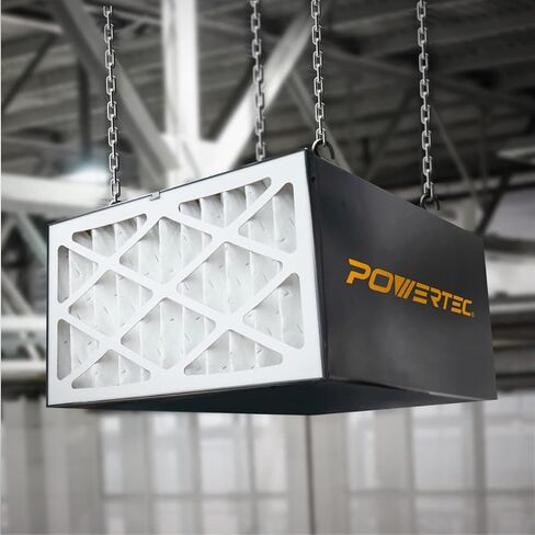 POWERTEC Inner & Outer Filters for WEN 3410/ POWERTEC AF4000, AF4001 Air Filtration Systems Woodworking, Replacement for WEN 90243-027-2, 90243-026-2 Woodworking Air Filters (75065) in Saudi Arabia