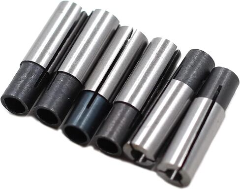 Draik 6pcs 1/4" to 1/8" CNC Engraving Bit Router Adapter Convert for Engraving Machine Tool in Saudi Arabia