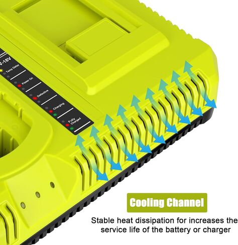 40V 18V Charger Replacefor Ryobi P137 Battery Charger, Compatible for Ryobi 40V Battery and Ryobi 18V Battery in Kuwait