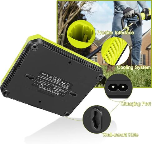 40V 18V Charger Replacefor Ryobi P137 Battery Charger, Compatible for Ryobi 40V Battery and Ryobi 18V Battery in Kuwait