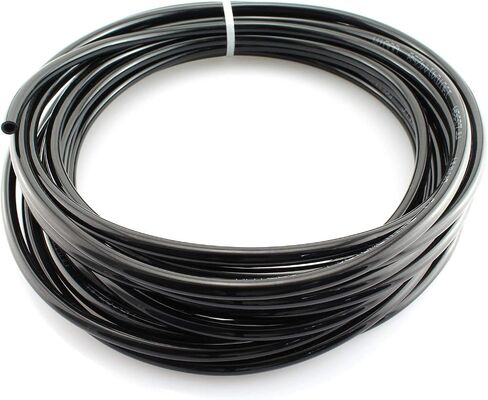 DGZZI Pneumatic Air Line 6mm OD 4mm ID Fuel Gas Air flex Polyurethane PU Pneumatic Tubing Hose Pipe 10 Meter 32.8ft Black in Saudi Arabia