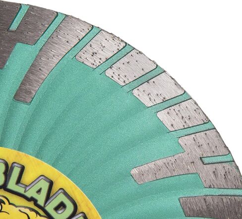 Delta Diamond Gator Blade Supreme 7 Inch Wavy Core Turbo Diamond Saw Blade, DM-7/8-5/8" Arbor, for Masonry, Concrete, Stone, Granite, Wet/Dry, Continuous Rim (7") in Kuwait