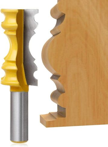 Nxtop Crown Molding Router Bit, 1/2 inch Shank, Woodworking Milling Cutter for 2 inch Crown Molding Router Bit Router Bit Woodworking Cutter Tool in Saudi Arabia