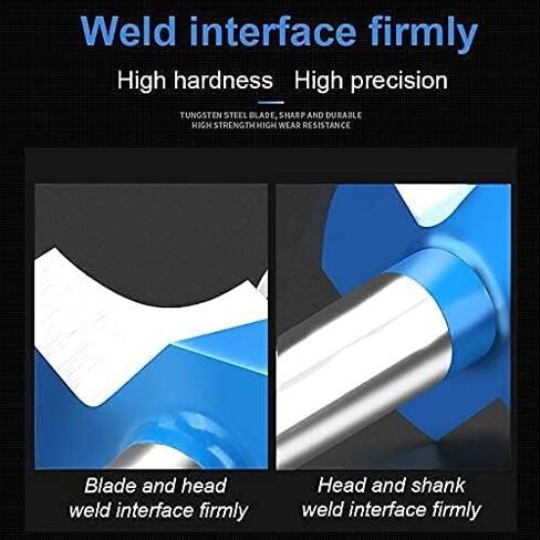Newdeli 3Pcs Roundover Router Bit Set 1/4 Inch Shank, Carbide Round Over Router Bits for Edging Forming, Including 1/8", 3/16", 1/4" Radius Rounding Router Bits in Saudi Arabia