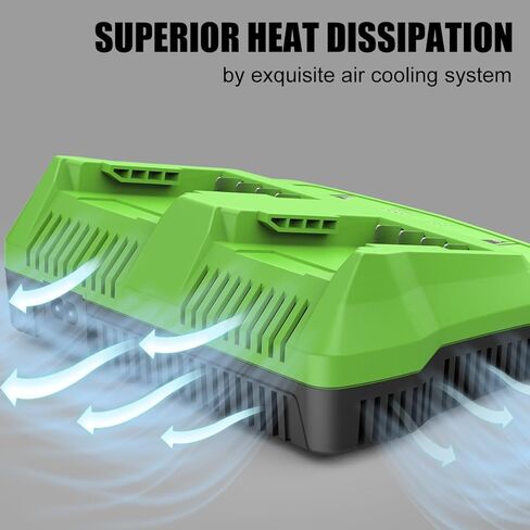 استبدال شاحن مزدوج AYTXTG 24 فولت لشاحن Greenworks 24 فولت، متوافق مع Greenworks 24V BAG711 BAG710 BAG709 BAG708 in Kuwait