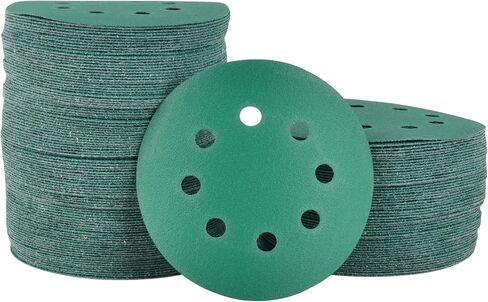 5 inch Sand Paper Disc, 8-Hole, 150 Grit, 50-Pack in Saudi Arabia