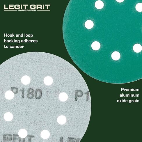 5 inch Sand Paper Disc, 8-Hole, 150 Grit, 50-Pack in Saudi Arabia