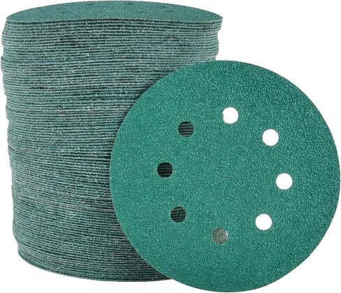 5 inch Sand Paper Disc, 8-Hole, 150 Grit, 50-Pack in Saudi Arabia