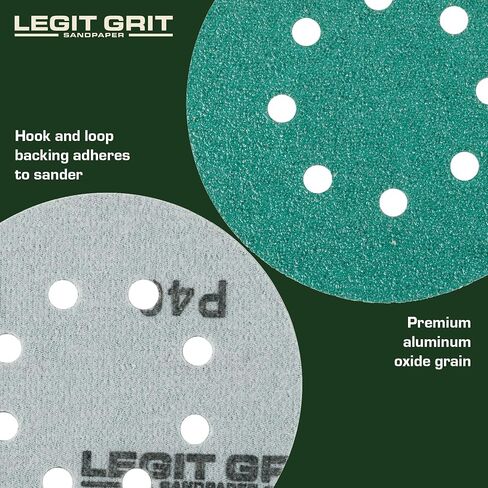 5 inch Sand Paper Disc, 8-Hole, 150 Grit, 50-Pack in Saudi Arabia