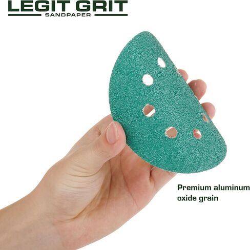 5 inch Sand Paper Disc, 8-Hole, 150 Grit, 50-Pack in Saudi Arabia
