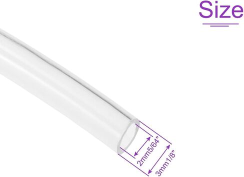 DMiotech 5/64 "ID x 1/8" OD، 9.84Ft طويل PA6 نايلون حوض السمك أنابيب الهواء خرطوم أنبوب نايلون هوائي واضح لنظام فرامل الهواء in Saudi Arabia
