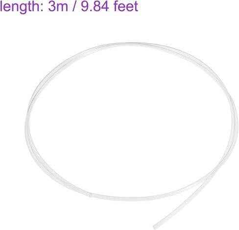 DMiotech 5/64 "ID x 1/8" OD، 9.84Ft طويل PA6 نايلون حوض السمك أنابيب الهواء خرطوم أنبوب نايلون هوائي واضح لنظام فرامل الهواء in Saudi Arabia