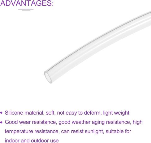 DMiotech 5/64 "ID x 1/8" OD، 9.84Ft طويل PA6 نايلون حوض السمك أنابيب الهواء خرطوم أنبوب نايلون هوائي واضح لنظام فرامل الهواء in Saudi Arabia