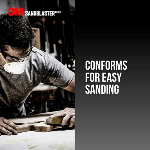 SandBlaster 20908-80-UFS 3M Sanding Sponge, Gold in Saudi Arabia