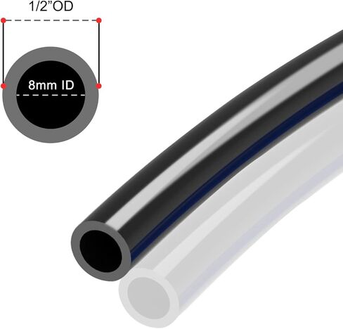 نظام أنابيب الهواء FORNAX، طقم دفع هوائي مكون من 14 قطعة مع أنابيب نايلون بطول 100 قدم 1/2 بوصة، وصلة توصيل سريعة من النوع الصناعي وقابس in Kuwait