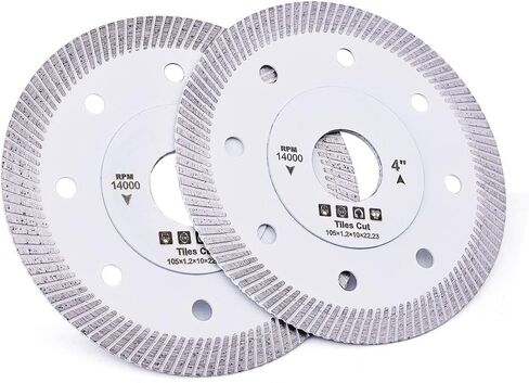 قطعتان / الوحدة 4 بوصة سوبر رقيقة توربو الماس بليد الخزف شفرة قطع لبلاط السيراميك الخزف الجرانيت الرخام المزجج البلاط إلخ in Kuwait