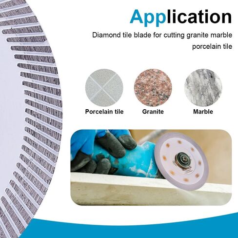 قطعتان / الوحدة 4 بوصة سوبر رقيقة توربو الماس بليد الخزف شفرة قطع لبلاط السيراميك الخزف الجرانيت الرخام المزجج البلاط إلخ in Kuwait