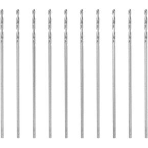 uxcell 10 Pcs 1.75mm HSS(High Speed Steel) W6542 Micro Drill Bits, Fully Ground Jobber 46mm Length Drill Bit for Mild Steel Copper Aluminum in Saudi Arabia