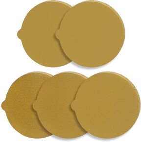 400 Grit Sanding Discs, 6 Inch Sticky Back Sandpaper Round Self Adhesive Sand Paper for Woodworking Metal Painting Automotive Works, 50 Packs