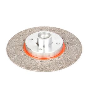 Vearter 5'' Vacuum Brazed Diamond Saw Blade, Grinding Disc Cutting Wheel Double Side Use 5/8-11" Thread for Angle Grinder, for Tile Quartz Artificial Stone Granite Marble (125mm)