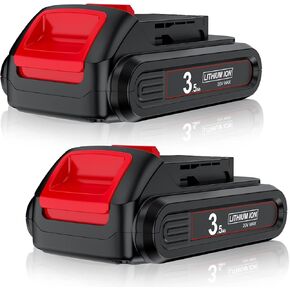 Upgraded 2Pack 3.5Ah 20V Battery Replacement for Dewalt Battery 20Volt Max Li-ion Battery Compatible with Dewalt 20V Battery DCB200 DCB203 DCB204 DCV580 DCB180 for Dewalt 20Volt Cordless Tools Battery in Kuwait