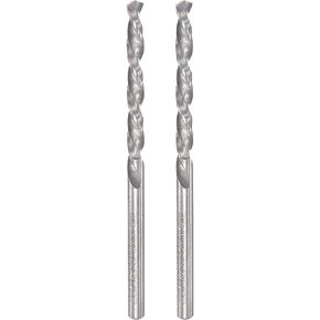 uxcell Solid Carbide Twist Drill Bits 2mm, Metric Left Hand Spiral Flutes Straight Shank Tungsten Steel Drilling Tool for Stainless Steel Alloy Metal, 2pcs in Saudi Arabia