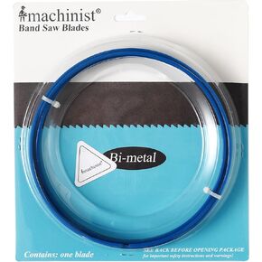 Imachinist S8012812 80 بوصة × 1/2 بوصة × 8/12TPI شفرات منشار ثنائية المعدن للأسنان المتغيرة من المعادن الحديدية الناعمة in Kuwait
