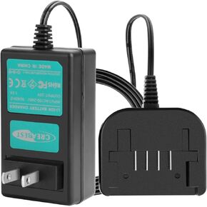 Creabest 20V Lithium Battery Charger PCC681L Compatible with Porter Cable PCC680L, PCC685L, PCC601, Compatible with 20V Black Decker LST220, LBX20, LBXR20 Li-ion Battery in Saudi Arabia