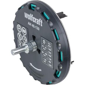 ولفكرافت منشار ثقب قابل للتعديل، قطر 45-90 ملم I 5977000 I لنشر اقطار مختلفة أثناء التجديد والاعمال الداخلية