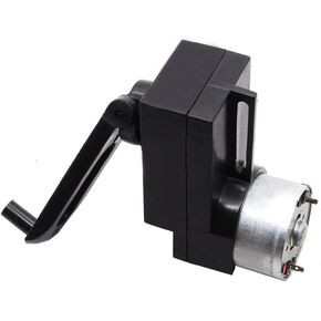 كيانسون مولد طاقة يدوي يعمل بتيار مستمر بقدرة 4 واط، مولد دينامو محمول باليد 100-300 مللي امبير لمصباح يدوي وشاحن محمول in Kuwait