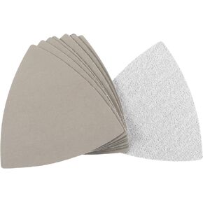 uxcell Triangular Sandpaper Hook and Loop Triangle Sanding Pad Fit 3-1/2" Oscillating Multi-Tool Silicon Carbide for Wet/Dry Use 5000 Grit 10pcs