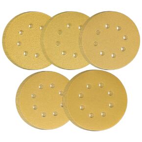 250-Pack,5-Inch 8-Hole Hook and Loop Sanding Discs Mix-Grit Random Orbit Sandpaper