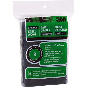3M Synthetic Steel Wool Pads, Extra Fine, 6-Pads in Kuwait