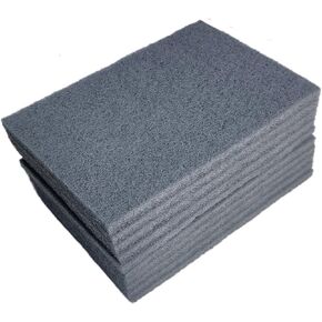 Tonmp 10 Pack 6 x 9 Inch 800 Grit General Purpose Scuff Pads for Scuffing, Scouring, Sanding, Paint Primer Prep Adhesion Scratch - Surface Preparation Automotive Car Auto Body Woodworking (Grey) in Saudi Arabia