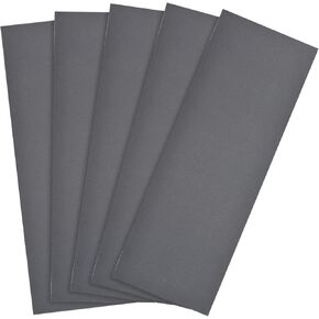 uxcell 1200 Grits Sanding Sheets 9-inch x 3.6-inch Wet Dry Silicon Carbide Sandpaper for Wood Furniture Metal Polishing 5pcs