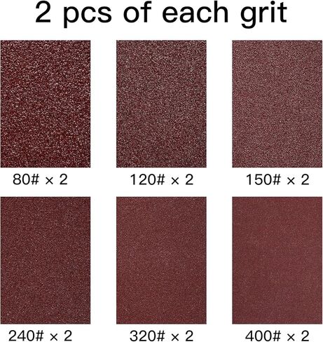 12 حزمة من حزام الصنفرة 4 × 24 بوصة، أحزمة صنفرة من أكسيد الألومنيوم DeSS 2 لكل منها 80 120 150 240 320 400 حبيبة (4 × 24 بوصة) in Kuwait