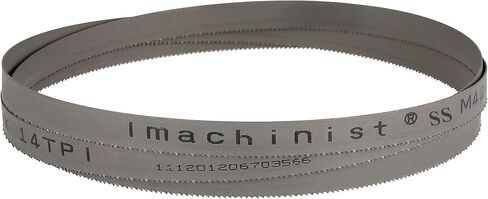 Imachinist S52121214SS Bi-Metal Bandsaw Blades 52-1/2" Inch X 1/2" Inch X 14 TPI for Cutting Stainless Steel in Saudi Arabia
