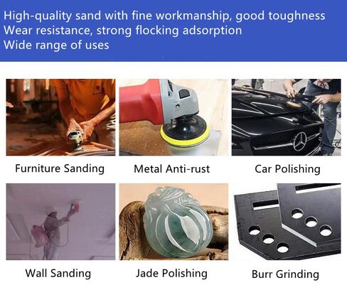 أقراص صنفرة بخطاف وحلقة مقاس 8 بوصات من Utoolmart، 80 حبيبة من ورق صنفرة أكسيد الألومنيوم من أجل صنفرة مدارية عشوائية وتلميع الخشب المعدني التلقائي الجاف 15 قطعة in Saudi Arabia
