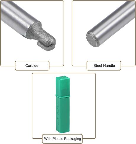 uxcell Router Bit 1/4 inches Shank 3/16 inches Cutting Dia. Core Box Carbide for Carpentry Woodworking Milling Cutter Tool in Saudi Arabia
