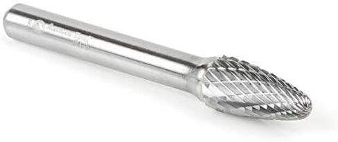 أداة أمانا - BURS-140 على شكل شجرة كربيد صلبة 1/4 قطر × 5/8 × 1/4 ساق مزدوجة القطع Sf Bur in Saudi Arabia