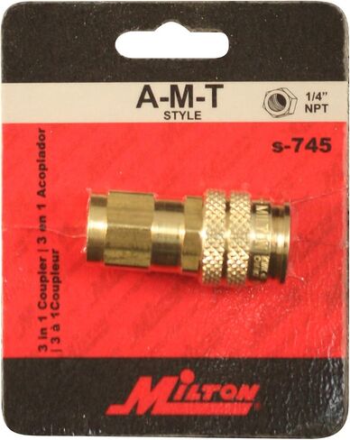 MILTON S-745 1/4 FNPT AMT Style Coupler in Saudi Arabia