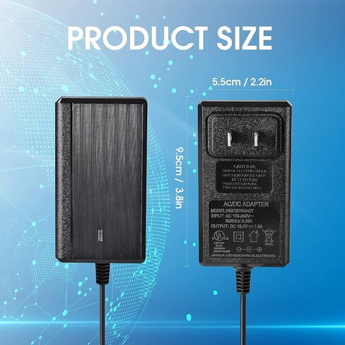 Massage Gun Charger AC/DC 24v Charger for 25.2V-1.0A Muscle Massage Gun Power Cord Universal Adapter Switch Power Supply（not fit 12V or 16.8V in Saudi Arabia