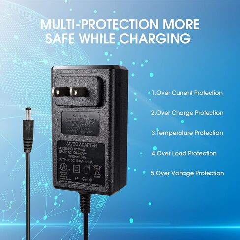 Massage Gun Charger AC/DC 24v Charger for 25.2V-1.0A Muscle Massage Gun Power Cord Universal Adapter Switch Power Supply（not fit 12V or 16.8V in Saudi Arabia