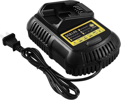 Replacement Charger Compatible with Dewalt 12V/20V Battery Charger Compatible with DCB101 DCB115 DCB107 DCB105 DCB203 DCB204 DCB206 DCB201 DCB120 DCB127 Lithium Battery Pack in Kuwait