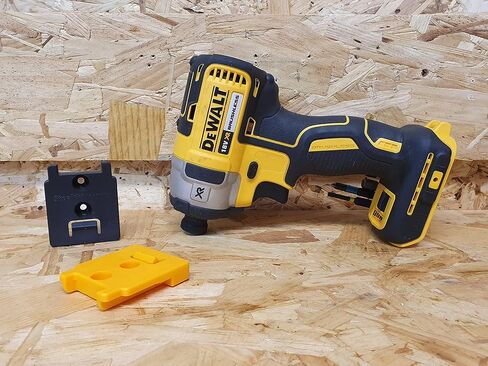 حامل أدوات StealthMounts Locking DeWalt، 4 عبوات من شماعات أدوات DeWalt | حامل أدوات ديوالت مثبت على الحائط | تخزين أدوات ديوالت | حامل مثقاب ديوالت | مقطع مثقاب ديوالت | المحرز في المملكة المتحدة in Saudi Arabia