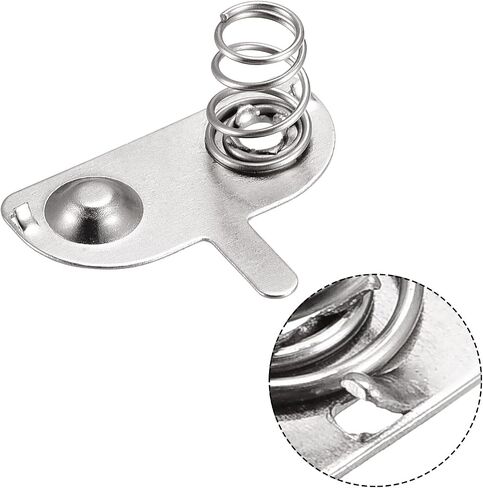 MECCANIXITY Battery Spring Plate AAA Batteries Spring Contact Nickel Plated 20mmx9mm 20 Pcs in Saudi Arabia