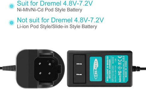 CREABEST 2Packs 7.2V 3.5Ah Ni-MH Battery for Dremel MultiPro Cordless Rotary Tool Models Dremel 7700-01 7700-02 757-01 with One Charger in Saudi Arabia