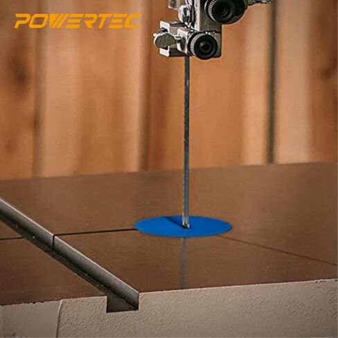 POWERTEC 71086 منشار طاولة خالٍ من الصفر لنماذج المنشار الحزامي دلتا - 5 عبوات، 2-1/2 بوصة قطر خارجي. × 2-3/16 بوصة قطر داخلي. in Saudi Arabia